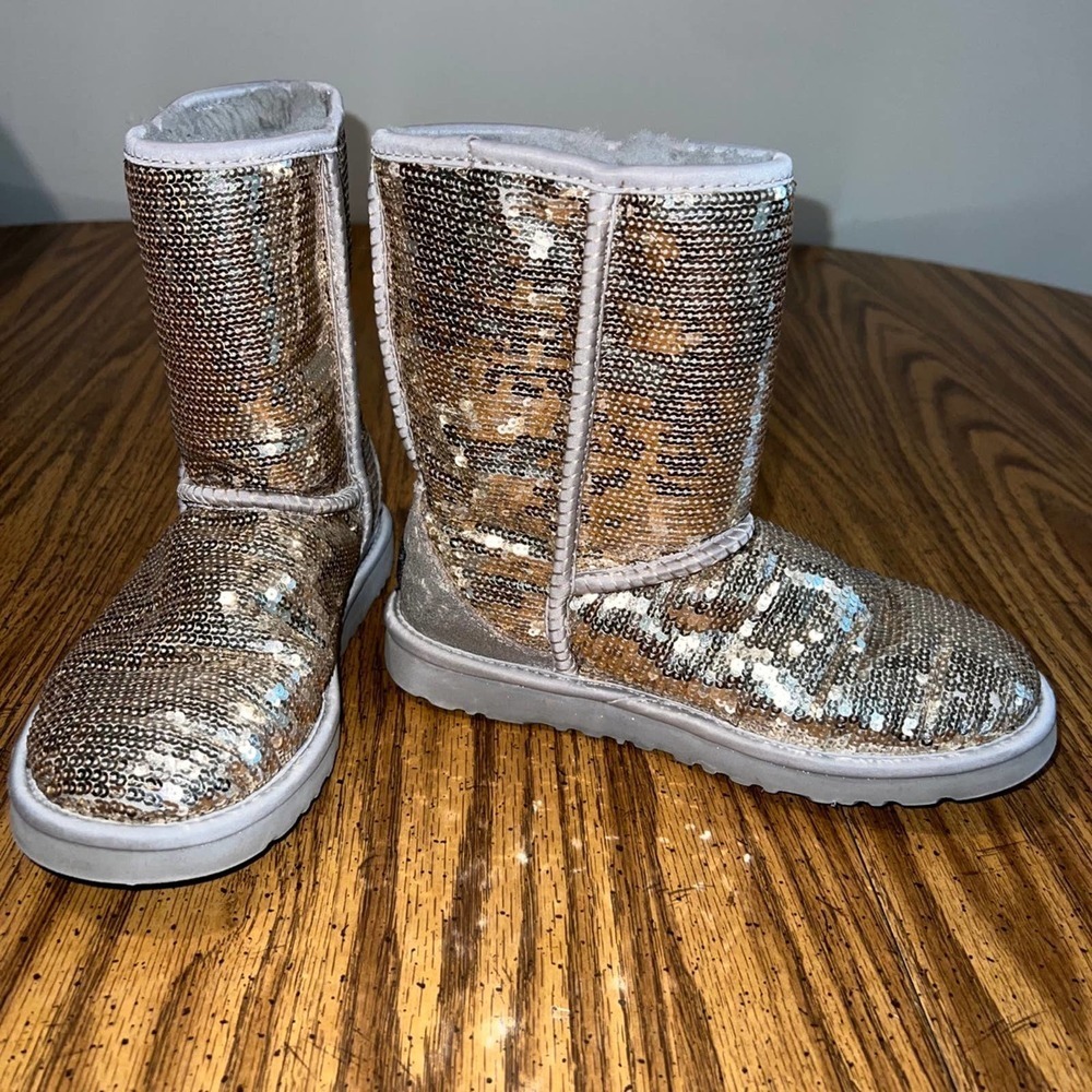 UGG Sparkly Sequin Boots